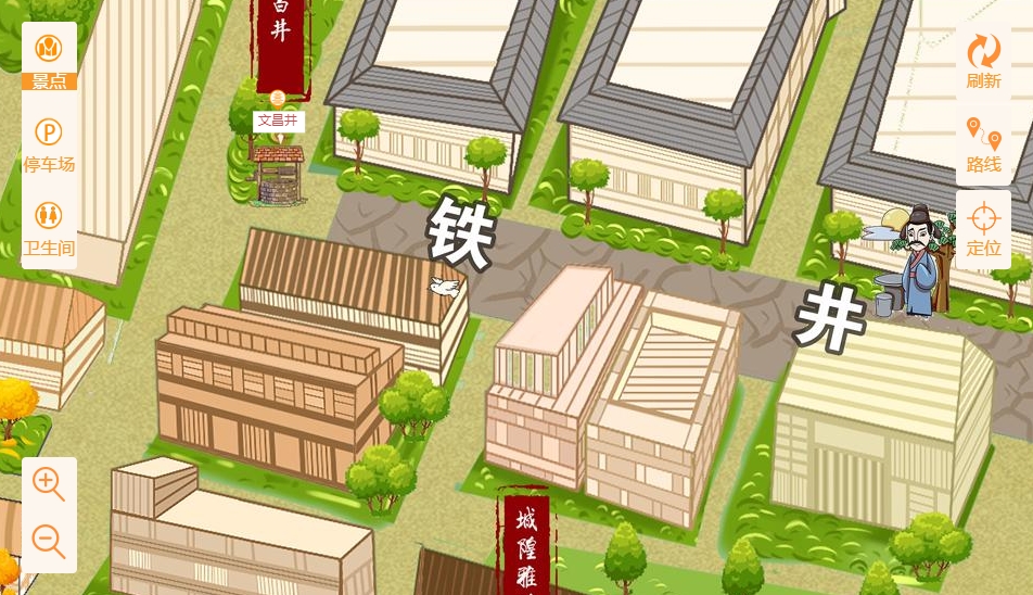 毛嘴镇智慧景区：手绘地图与语音导览的完美融合